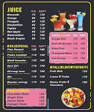 Rasilo Golawala - The Juice Bar menu 2