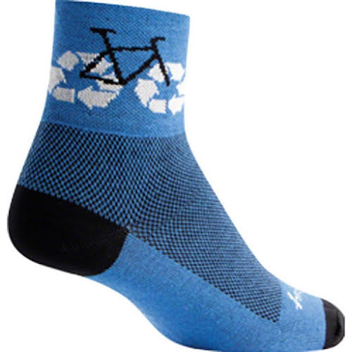 SockGuy Recycle Bike Classic Low Cycling Socks