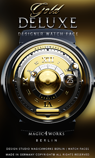 Gold Deluxe Watch Face