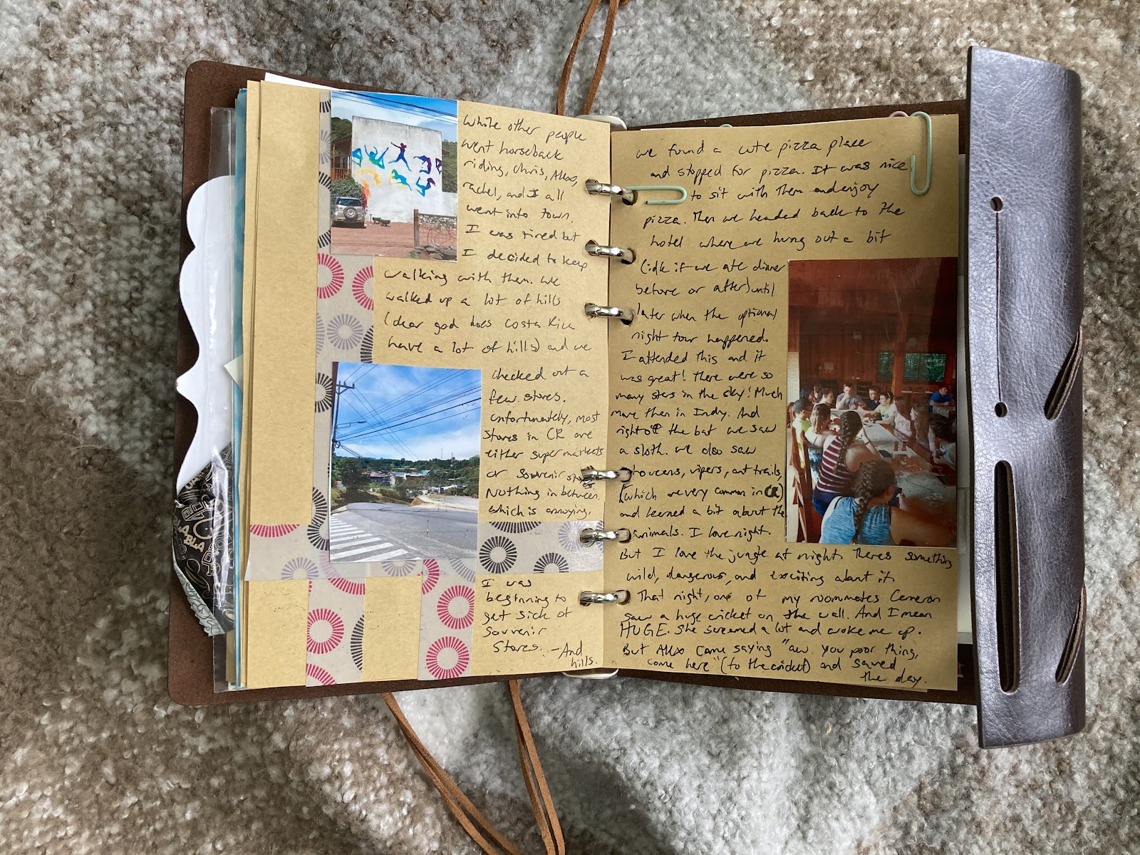 long journal entry in travel journal