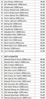 Kalpataru Sweets menu 3