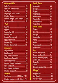 Chaaska Chaat Point menu 1