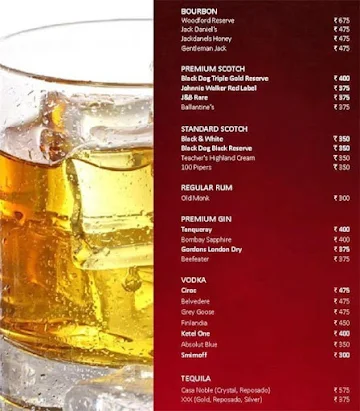 Bar & Lounge - Ramada menu 