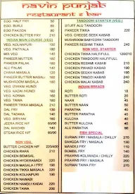 Navin Punjab Restaurant & Bar menu 4