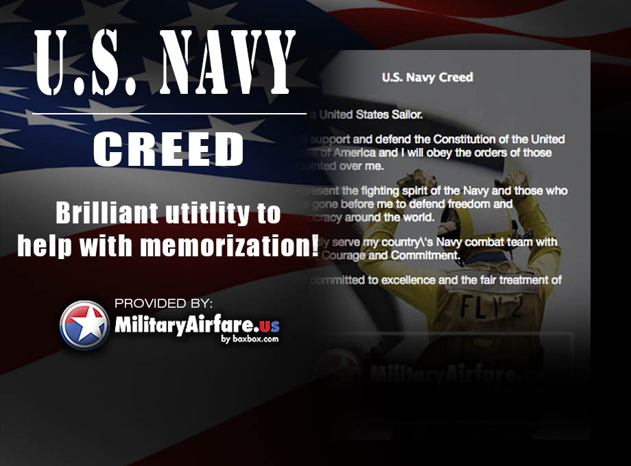 U.S. Navy Creed Preview image 1