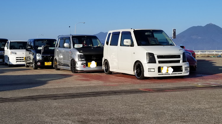 ワゴンRのチームローガン九州・一周年記念MT・雨の後奇跡の晴天・ありがとうございます・two-k魂に関するカスタム事例の投稿画像24枚目