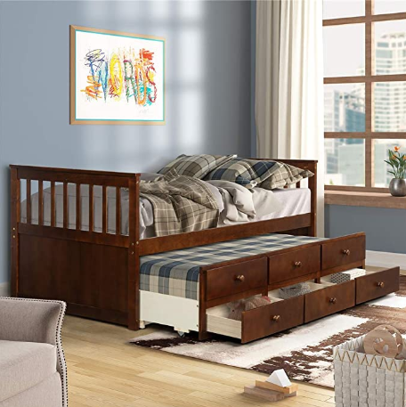 Trundle bed for sleepovers