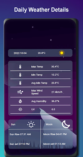 Screenshot Live Weather Forecast & Radar