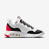 jordan ma2 white / university red / light smoke gray / black