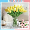 Hoa Giả - Hoa Tulip Havi Cao Cấp 33Cm Nhiều Màu Sắc Trang Trí Xinh Xắn, Phụ Kiện Decor