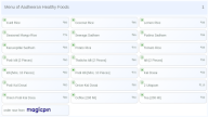 Aadheeran Healthy Foods menu 1