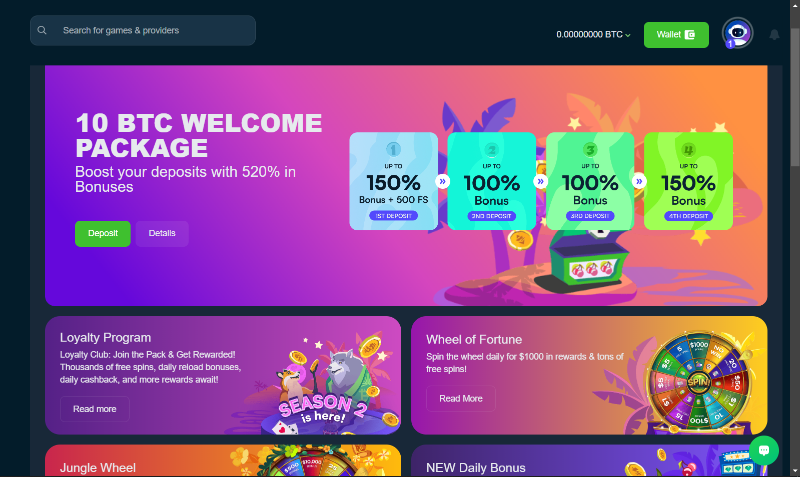 Wild.io casino promotion