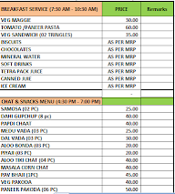 Amri Cafeteria menu 4