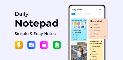 Daily Notepad - Easy Note Book