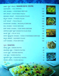 Vinaya Cafe menu 6