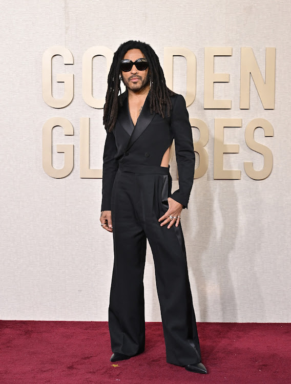 Lenny Kravitz attends the 81st Annual Golden Globe Awards