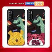 Ốp Lưng Vina Case Vsmart Joy 3/Joy 4/Bee 3/...Silicone Tpu Dẻo Đen Viền Bảo Vệ Camera Hình Dino Sounds