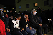 Family and friends of Nateniël Julies at his memorial service in Eldorado Park.