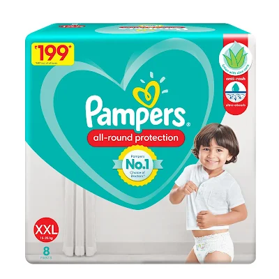 Pampers Diaper Pants - XXL - 8 pc