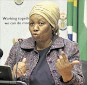 Basic Education minister Angie Motshekga