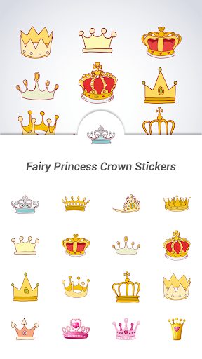 Fairy Princess Crown Stickers