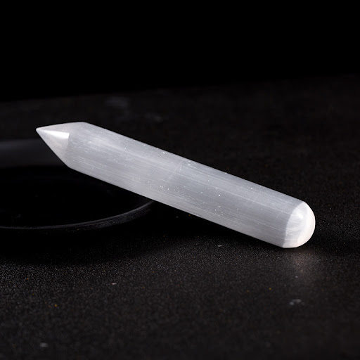 Title 4, Natural Transparent Crystal Plaster Spiral Stic...