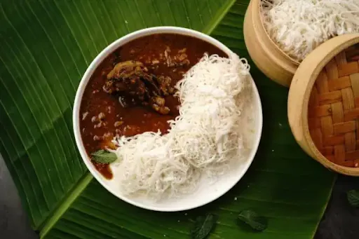 Idiyappam With Mutton Stew