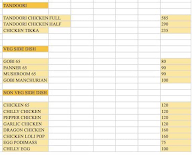Royal Indian fast food menu 2