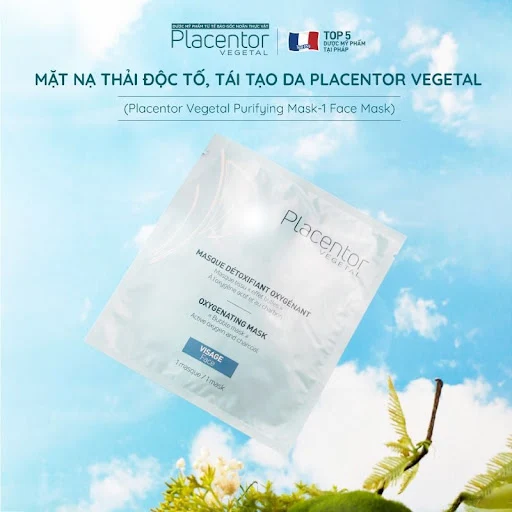 Mặt Nạ Thải Độc Tố Placentor Vegetal Purifying Mask-1 Face Mask 20ml