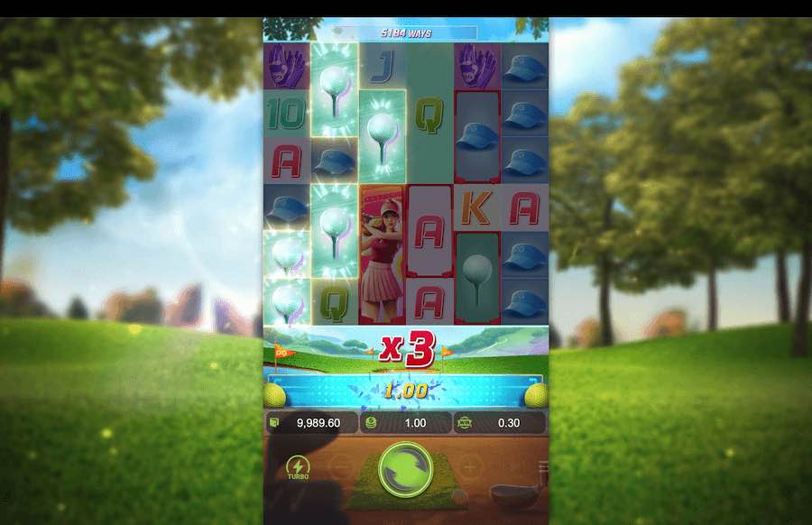 โบนัสฟรีสปิน Super Golf Drive Slot