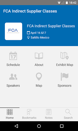 FCA Indirect Supplier Classes