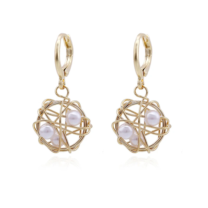 Light Luxury Ocean Series oorclips, handgemaakte parel oorbellen in Europese en Amerikaanse stijl. Een vleugje luxe voor elke outfit.