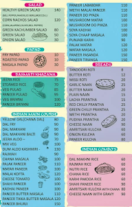 Mom Baker's menu 3