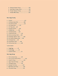 Roll No. 1 menu 1