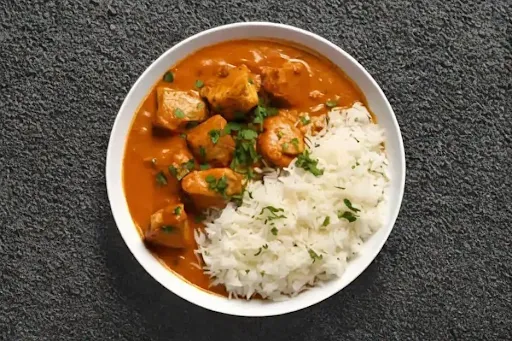 Butter Chicken Rice Bowl [500 Ml, 2 Pieces]