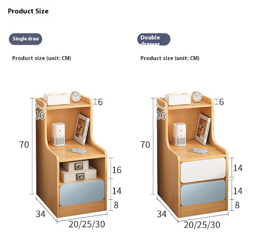 Title 13, Bedside Table Storage Rack Simple Small Mini St...