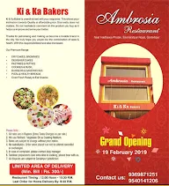 Ambrosia Restaurant menu 5