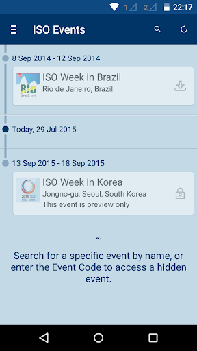 ISO Events