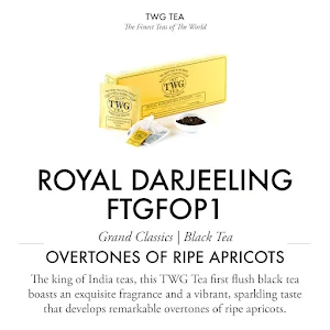 Lá trà đen sấy khô Black Tea (Blended) - Royal Darjeeling FTGFOP1 (15 x 2.5g)