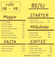 Cafe Am Pm menu 3