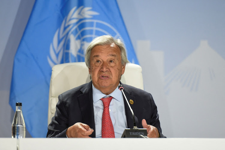 UN secretary-general António Guterres. Picture: ALET PRETORIUS/REUTERS