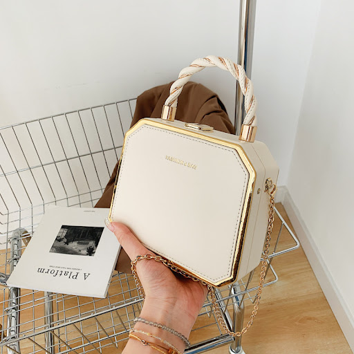 Title 6, Twist Handbag Box Bag High-grade Niche Stylish ...