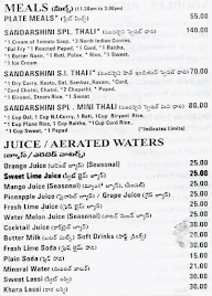 Hotel Sandarshini menu 7
