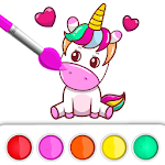 Cover Image of Download Unicorn Coloring Book 4 APK