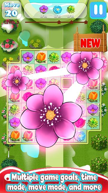Android application Blossom Crush Legend screenshort