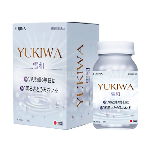 Viên uống trắng da YUKIWA Nhật Bản FUJINA 60 viên/lọ - HSD 11.2024