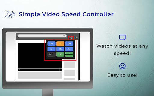 Simple Video Speed Controller