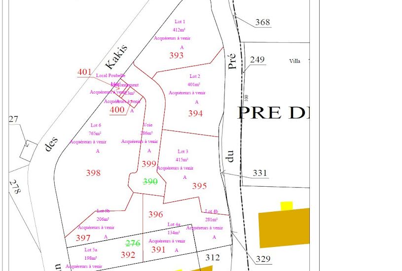  Vente Terrain à bâtir - 401m² à Bormes-les-Mimosas (83230) 