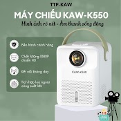 Máy Chiếu Mini Kaw Kết Nối Wifi, Bluetooth, Dễ Dàng Kết Nối Điện Thoại, Máy Tính