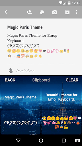 Magic Paris Emoji Keyboard